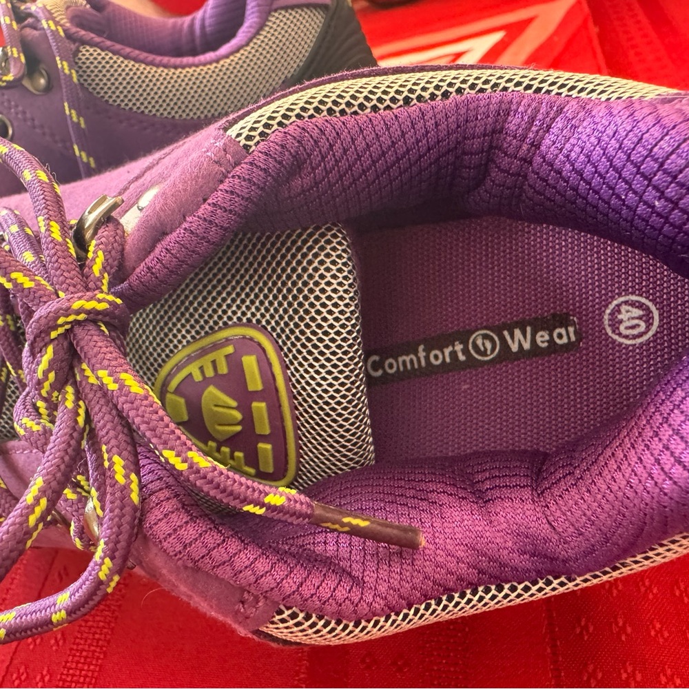 Comfort Wear Purple Sneakers